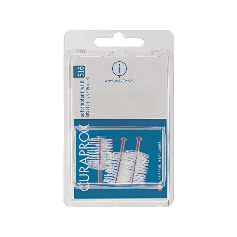 Curaprox 516 Soft Implant Interdental Brush Refill (Violet)