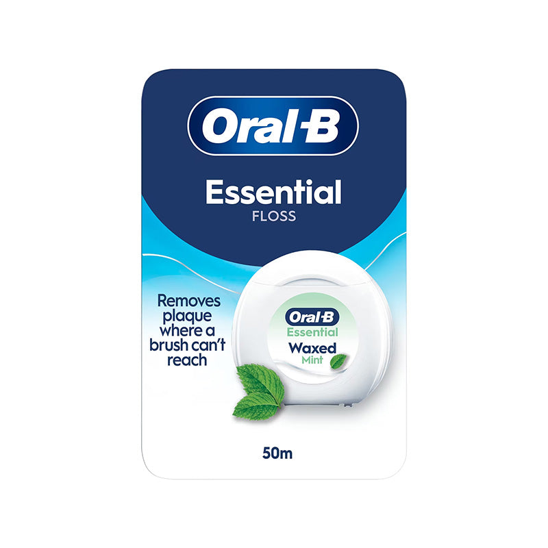Oral-B Essential Waxed Mint Floss (50m)