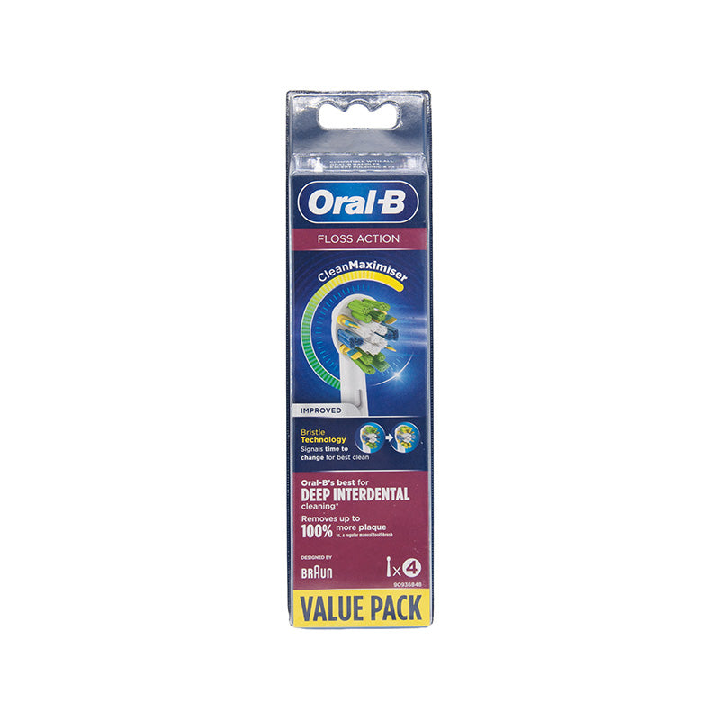 Oral-B Floss Action Replacement Heads (4 Pack)