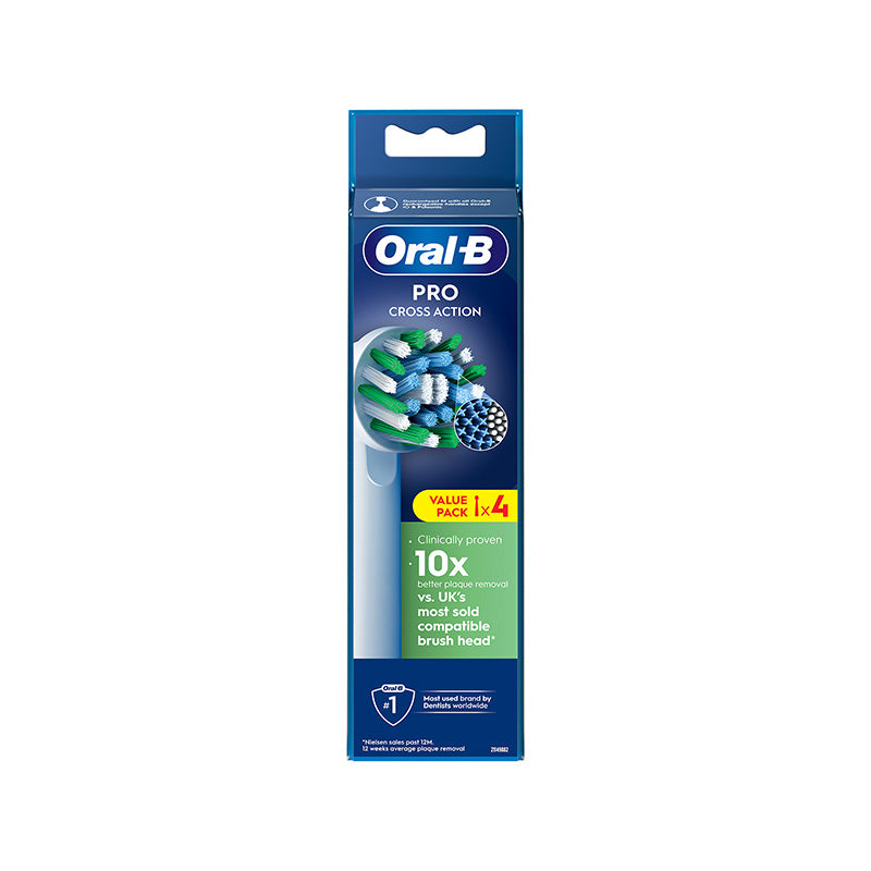 Oral-B Pro Cross Action Replacement Heads (4 Pack)