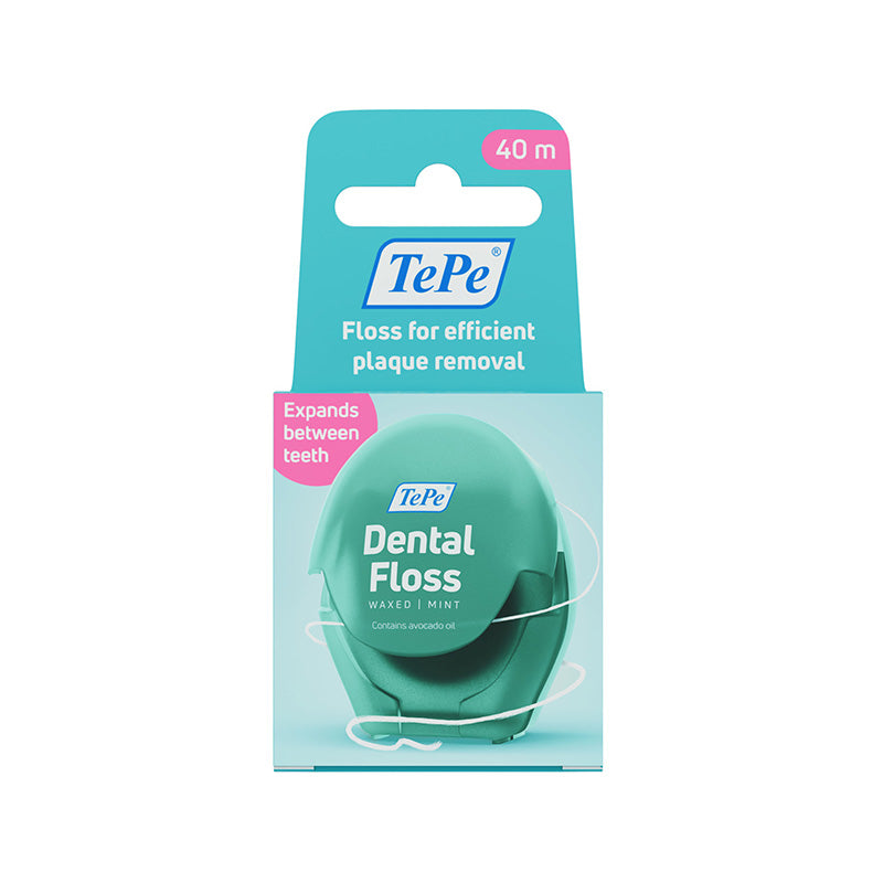 TePe Mint Waxed Dental Floss (40m)