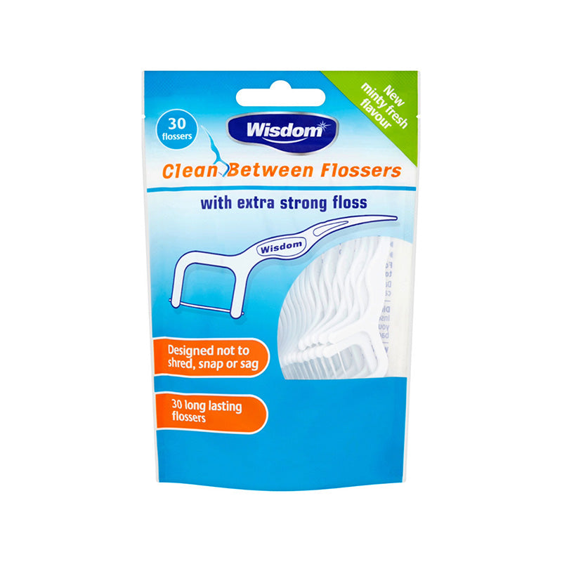 Wisdom Clean Between Mint Flossers (30 Pack)