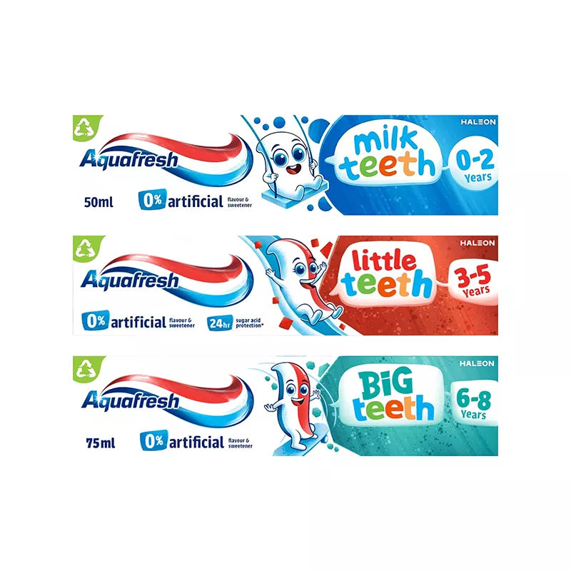 Aquafresh Children's Toothpaste Range