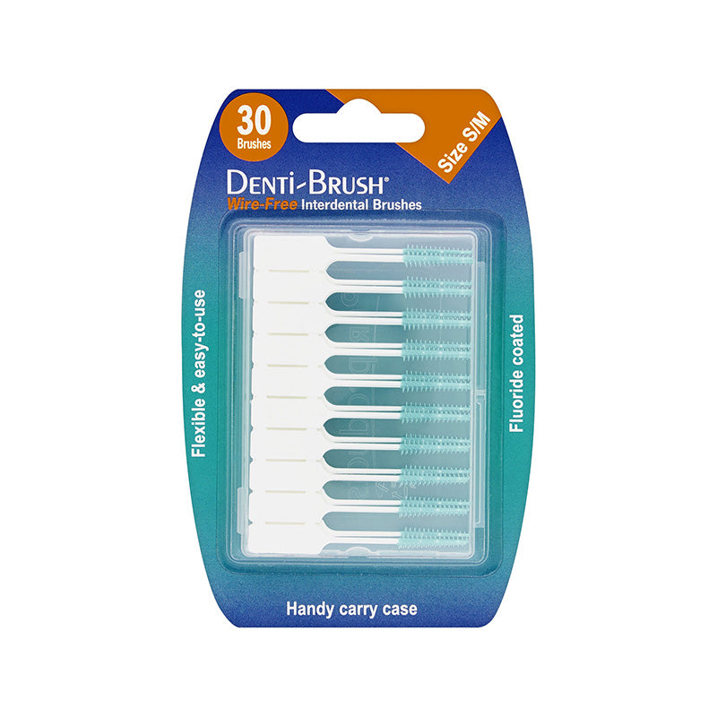 Denti Brush 30 Interdental Sticks & Travel Case