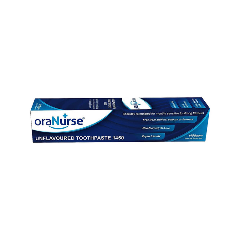 OraNurse 1450ppm Unflavoured Toothpaste 50ml | Adult | SLS-Free – Dent ...
