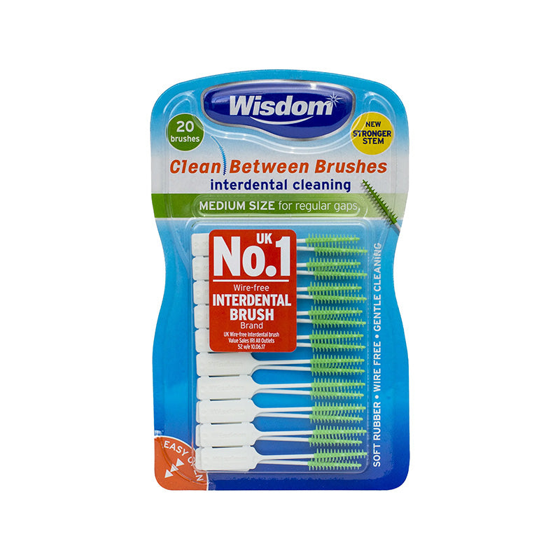 Wisdom Clean Between Fine Interdental Brushes (20 Pack)