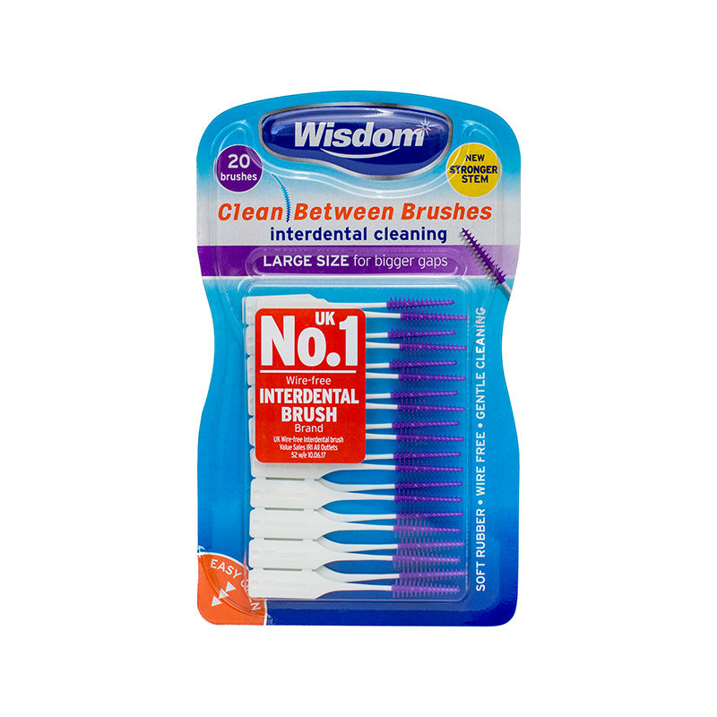 Wisdom Clean Between Fine Interdental Brushes (20 Pack)
