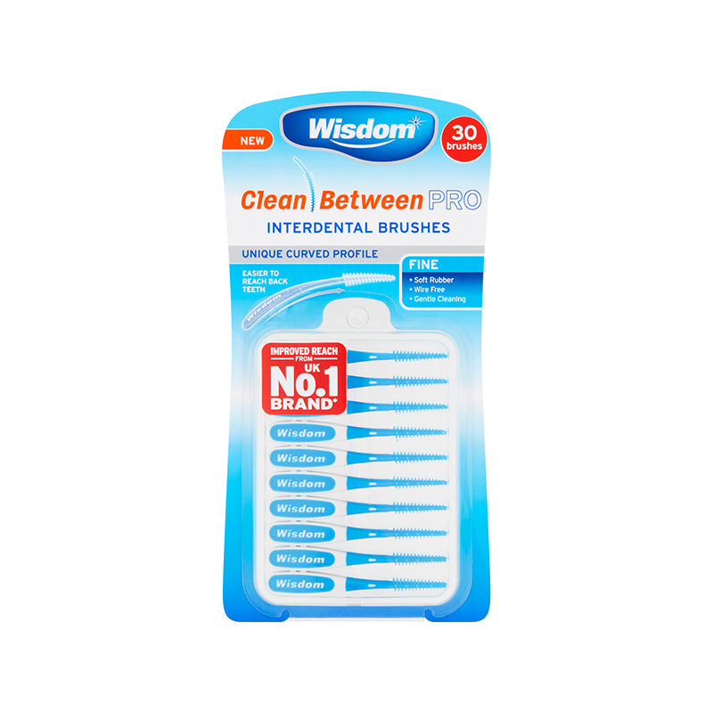 Wisdom Clean Between Pro Interdental Brushes (30 Pack)